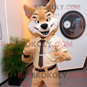 Costume de mascotte de loup...