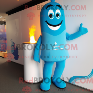 Cyan Scented Candle mascot...
