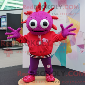 Disfraz de mascota Magenta...