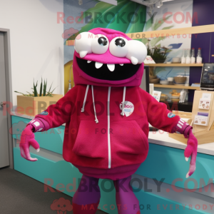 Disfraz de mascota Magenta...