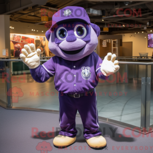 Purple Baseball Glove...