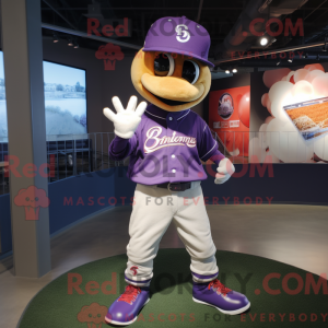 Lila Baseballhandschuh...