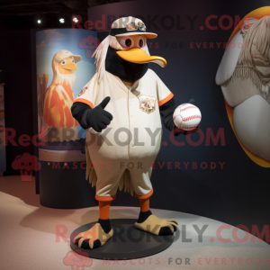 Peach Crow-maskotdraktfigur...