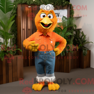 Postava maskota Orange...