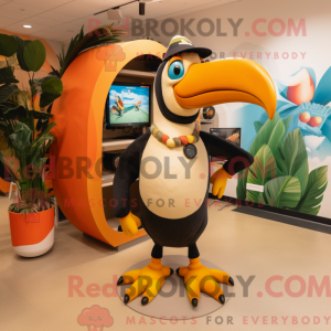 Tan Toucan-mascottekostuum...