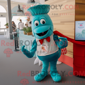 Disfraz de mascota Teal...