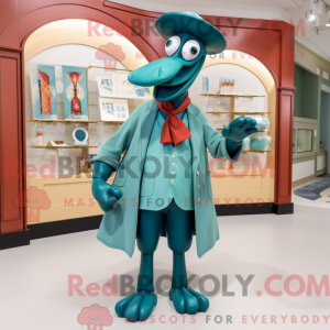 Disfraz de mascota Teal...