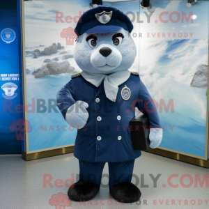 Disfraz de mascota de Navy...