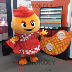 Postava maskota Orange...