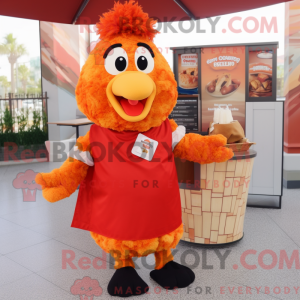 Postava maskota Orange...