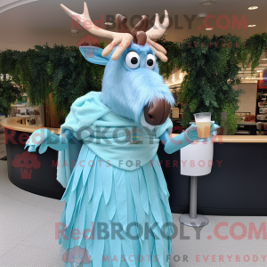 Costume de mascotte d élan...