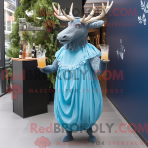 Disfraz de mascota Sky Blue...