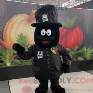Black Beet-mascottekostuum...