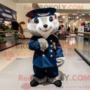 Navy Ilder-maskot drakt...
