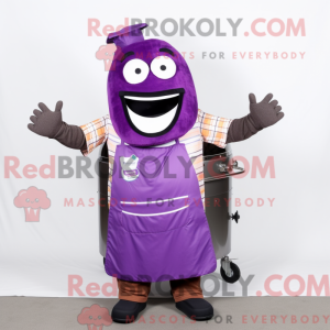 Disfraz de mascota Purple...