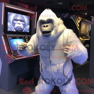 White Gorilla mascot...