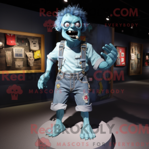 Máscara Cyan Frankenstein...