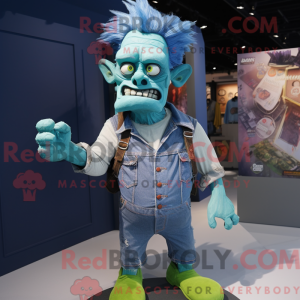 Máscara Cyan Frankenstein...