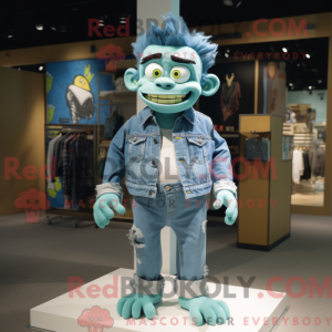 Máscara Cyan Frankenstein...