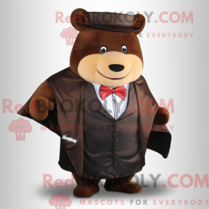 Brun Biff Maskot Kostyme...
