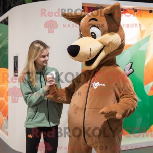 Costume mascotte de Dingo...