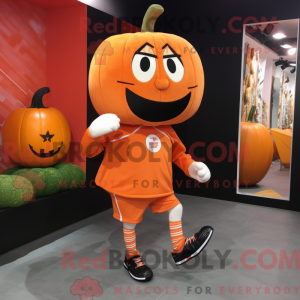 Pumpkin maskot drakt...