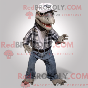 Silver Coelophysis mascot...