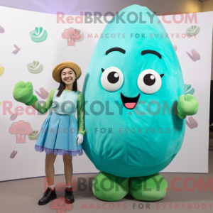 Cyan Potato Maskottchen...