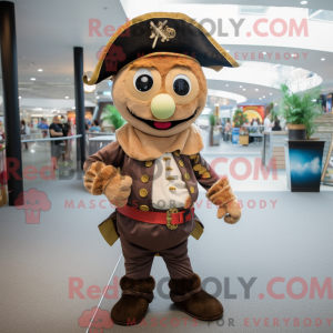 Máscara de pirata bronzeada...
