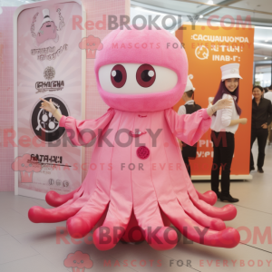 Maskottchenkostüm Rosa...