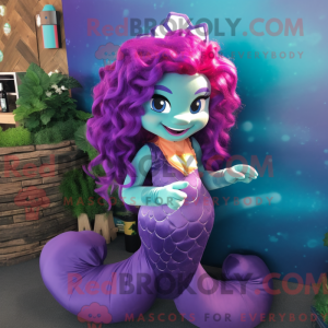 Disfraz de mascota sirena...