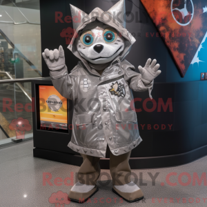 Sølv Nachos maskot kostume...