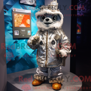 Sølv Nachos maskot kostume...