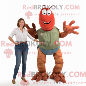 Olive Lobster Bisque mascot...