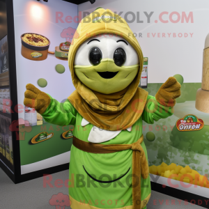 Fantasia de mascote de Biryani Olive com moletom com capuz e gorros - Mascotes Biryani - REBROKO_329320 - RedBrokoly.com