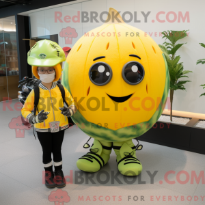 Yellow Watermelon mascot...