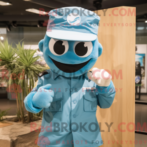 Cyan Marine Recon maskot...