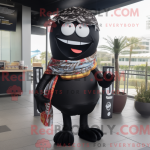 Black Burgers mascot...