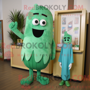 Teal Celery mascotte...