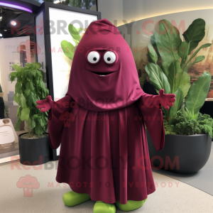 Maroon Zucchini maskot...