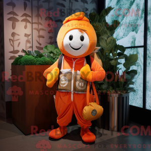 Orange Beet maskot drakt...