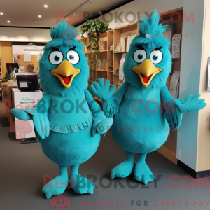 Turkis høns maskot kostume...