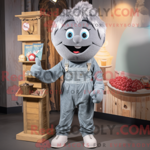 Postava maskota Grey Candy...