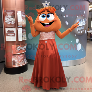 Rust Cod-mascottekostuum...