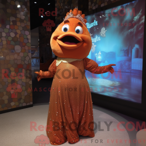 Rust Cod maskot kostume...