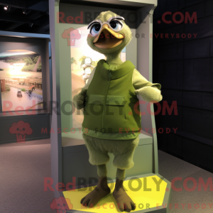 Oliven Gosling maskot...
