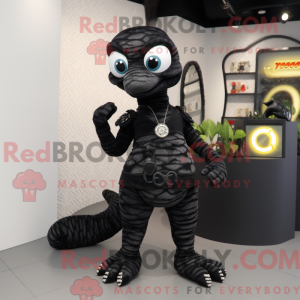 Black Snake-mascottekostuum...