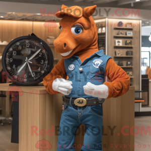 Rust Mare maskot kostyme...