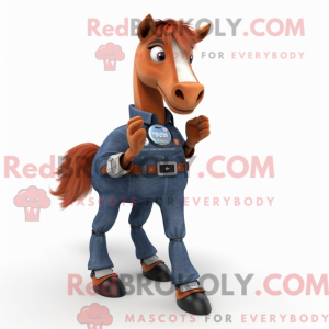 Rust Mare maskot kostume...