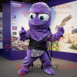 Lavendel Ninja maskot...
